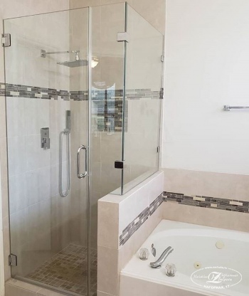 Стеклянная дверь для душевой ниши